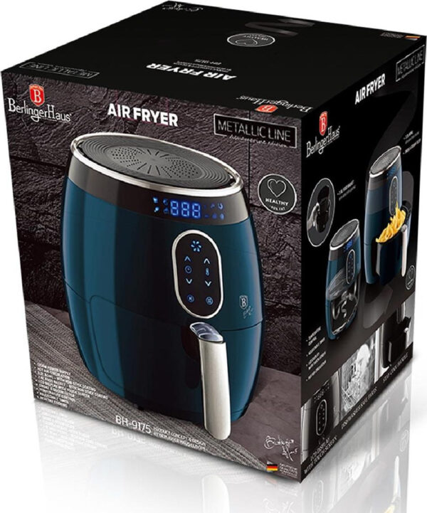 Berlinger Haus Aquamarine Collection BH-9175 Air Fryer 2.6lt - Image 4