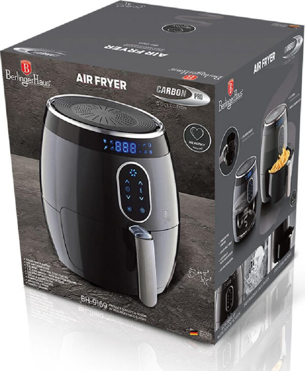 Berlinger Haus Carbon Pro Collection BH-9169 Air Fryer 2.6lt - Image 4