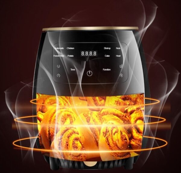 Cheffinger CF-AFRY4.5 Black Air Fryer 4.5lt - Image 4