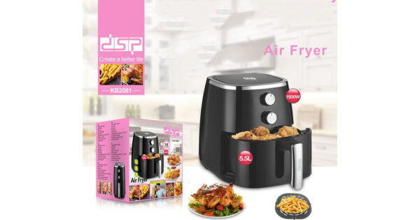 Dsp KB-2081 Air Fryer 5.5lt