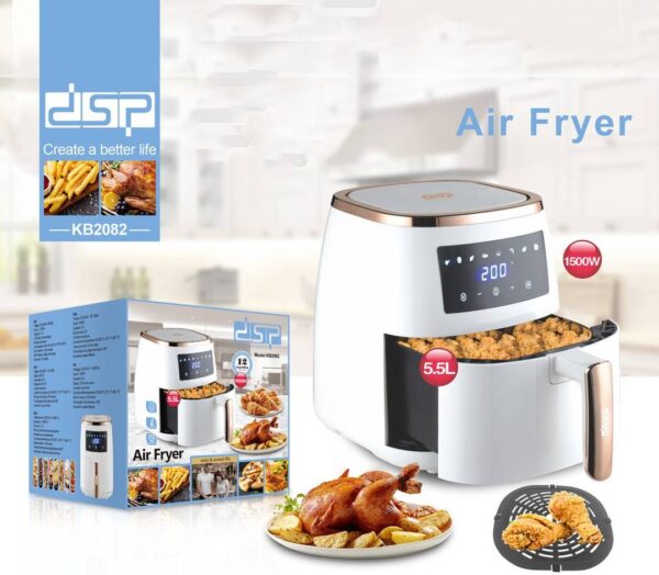 Dsp KB2082 Air Fryer 5.5lt - Image 4