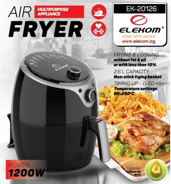 Elekom EK-20126 Air Fryer 3.5lt - Image 2