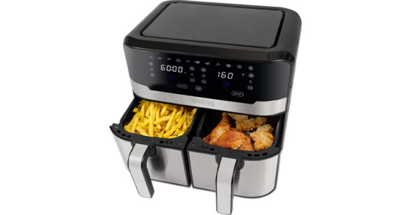 Heinrich's HFR 8214 Air Fryer 9lt με Διπλό Κάδο