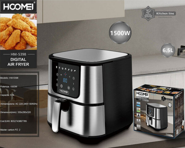 Hoomei HM-5398 Air Fryer 6.5lt - Image 2