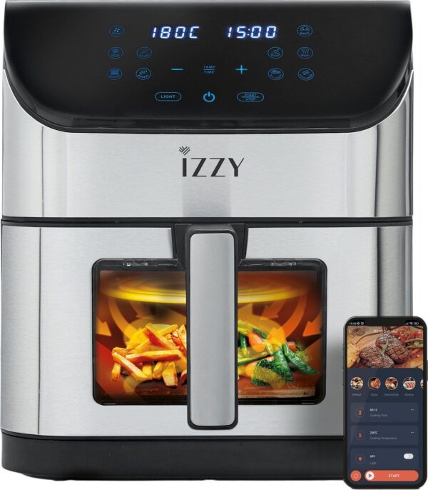 Izzy Digital XL IZ-8229 Air Fryer 8lt με Wi-Fi - Image 3