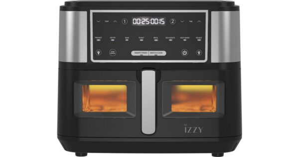 Izzy IZ-8225 Air Fryer 10lt με Διπλό Κάδο