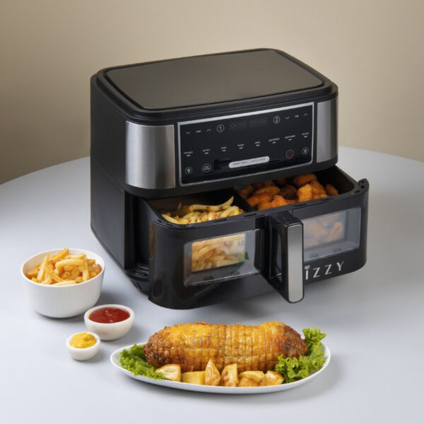 Izzy IZ-8225 Air Fryer 10lt με Διπλό Κάδο - Image 8