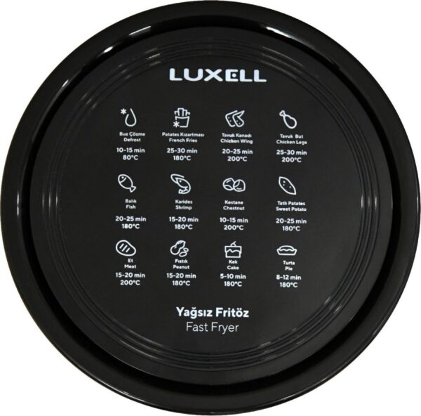 Luxell LX-FC5130 Air Fryer 5.5lt - Image 2