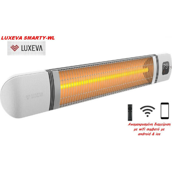 Luxeva Smarty-Wl Σόμπα Κάτοπτρο Ρεύματος Υπέρυθρων 2500W