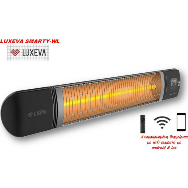 Luxeva Smarty-Wl Σόμπα Κάτοπτρο Ρεύματος Υπέρυθρων 2500W