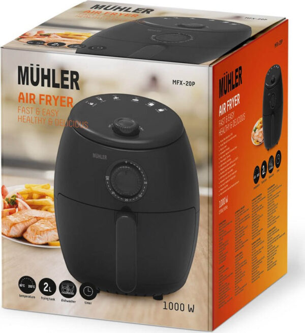 Muhler MFX-20P Air Fryer 2lt - Image 5