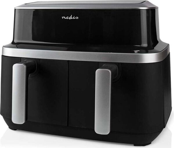 Nedis KAAF320BK Air Fryer 8.4lt με Διπλό Κάδο - Image 3