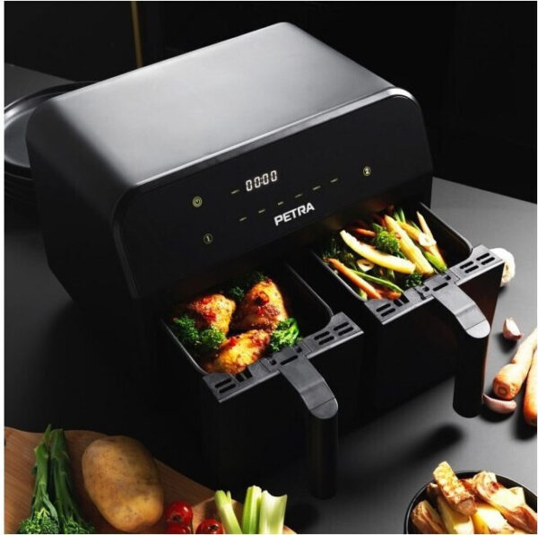 Petra Electric PT-4750 Air Fryer 7.4lt με Διπλό Κάδο - Image 2