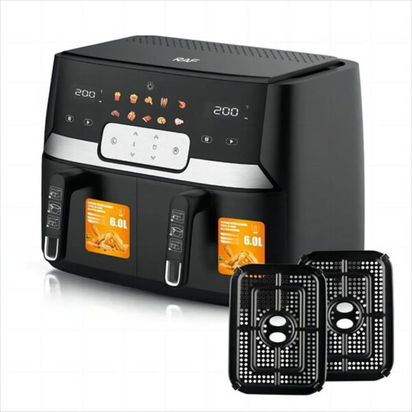 Raf R-5272 Air Fryer 12lt με Διπλό Κάδο - Image 4