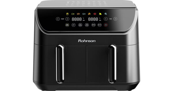 Rohnson R-2809 Air Fryer 8.5lt με Διπλό Κάδο