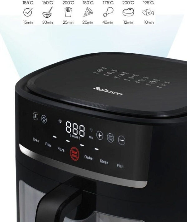 Rohnson R-2834 Air Fryer 8lt με Wi-Fi - Image 5