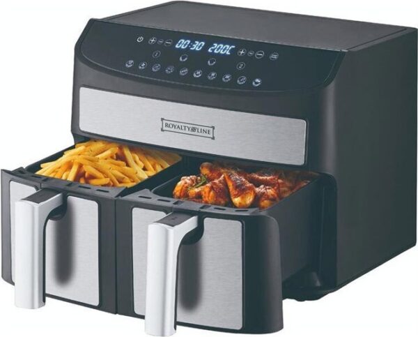 Royalty Line RL-AF5409 Air Fryer 8lt με Διπλό Κάδο - Image 2