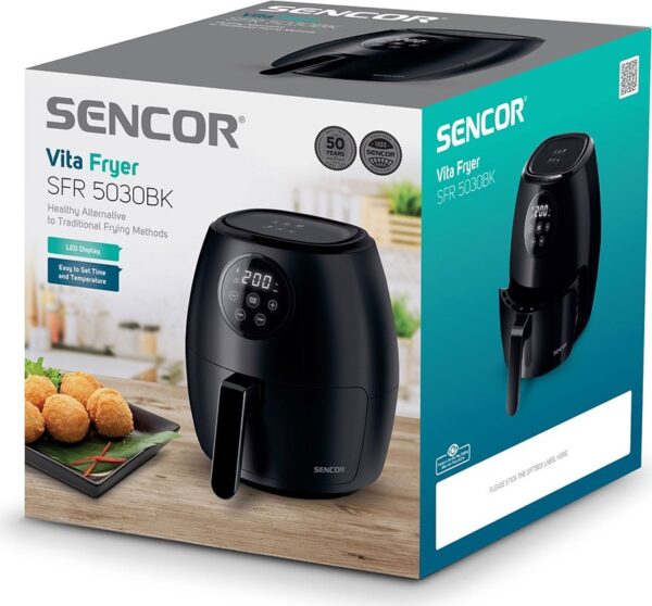 Sencor SFR 5030BK Air Fryer 3.5lt - Image 2