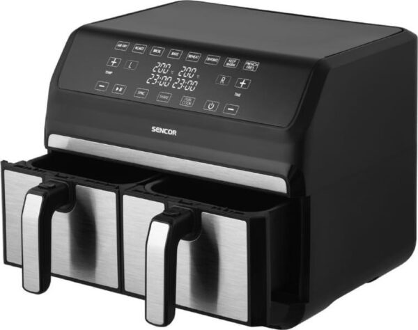 Sencor Vita SFR 9500SS Air Fryer 8lt με Διπλό Κάδο - Image 8