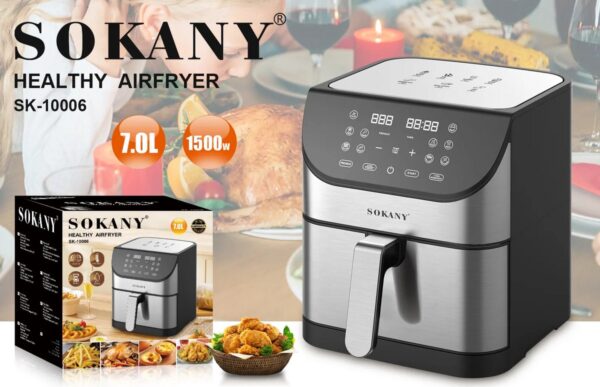 Sokany SK-10006 Air Fryer 7lt - Image 2