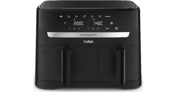 Tefal EY 901 N Air Fryer 8.3lt με Διπλό Κάδο