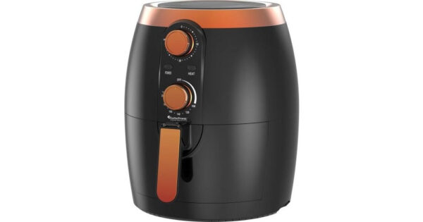 TurboTronic TT-AF10M Black Air Fryer 3.5lt