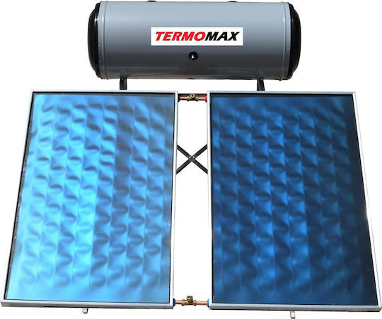 Termomax Ηλιακός Θερμοσίφωνας 300lt/4,8m Glass Διπλής Ενέργειας με επιλεκτικό συλλέκτη