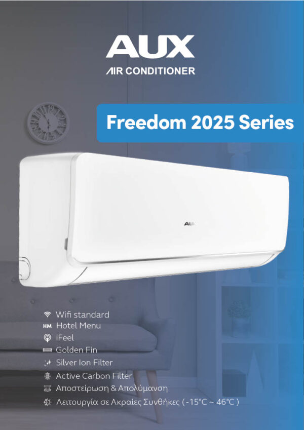 AUX Freedom ASW-H09B6B4/FAR3DI 9000 BTU 2025 Series